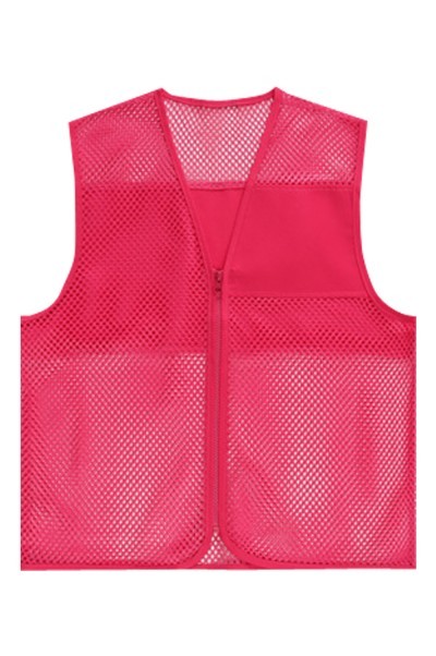 SKV003 ordering advertising mesh mesh vest mesh vest propaganda vest volunteer supermarket overalls vest jacket manufacturer side view